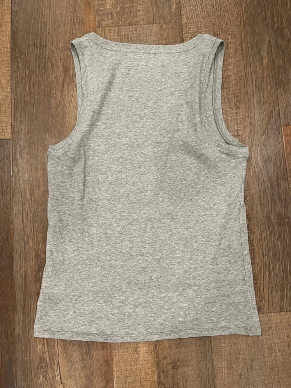 J. Crew Light Gray Vintae Jersey Tank Medium - Picture 4 of 4